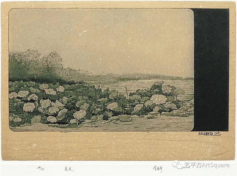 95年艺术家李星亭的创作版画,版画,李星亭,印痕,天津美术学院,藏书,青年,画稿,品牌,莫干山路50号,平方