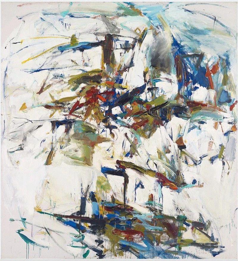 《乔治去巴恩斯洞游泳，但是天气太冷》，1957,卓纳画廊 | 纽约 | 琼·米歇尔（Joan Mitchell）：我将风景寄于心,米歇尔,卓纳,Joan,Mitchell,遗产,基金会,纽约琼,画板,绘画,米歇尔基金会