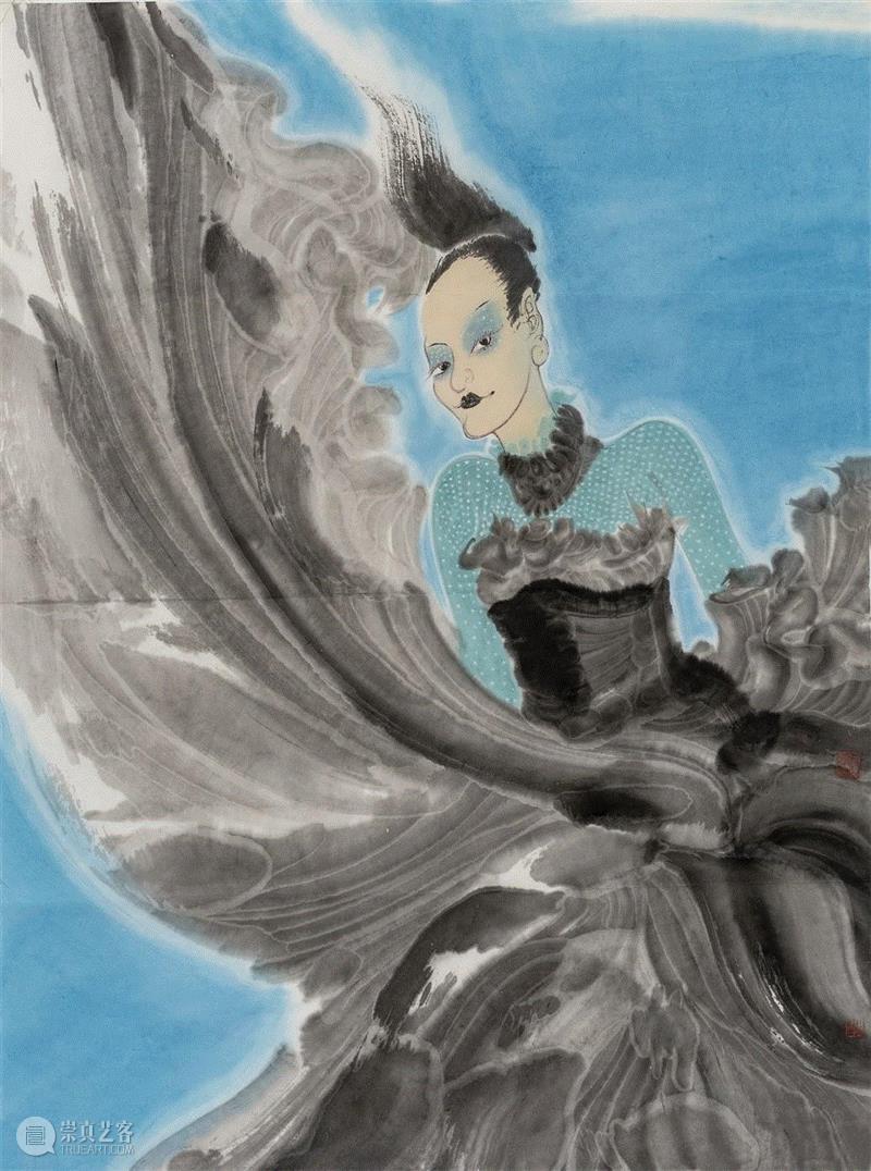周乾华  《 玄远 》,【IFA-时尚艺术季】“第二届中国时装画大展”即将开幕！精彩绽放武汉时尚艺术季,时尚,时装,艺术季,IFA,服装,物质,设计师,湖北美术学院,unit,湖北