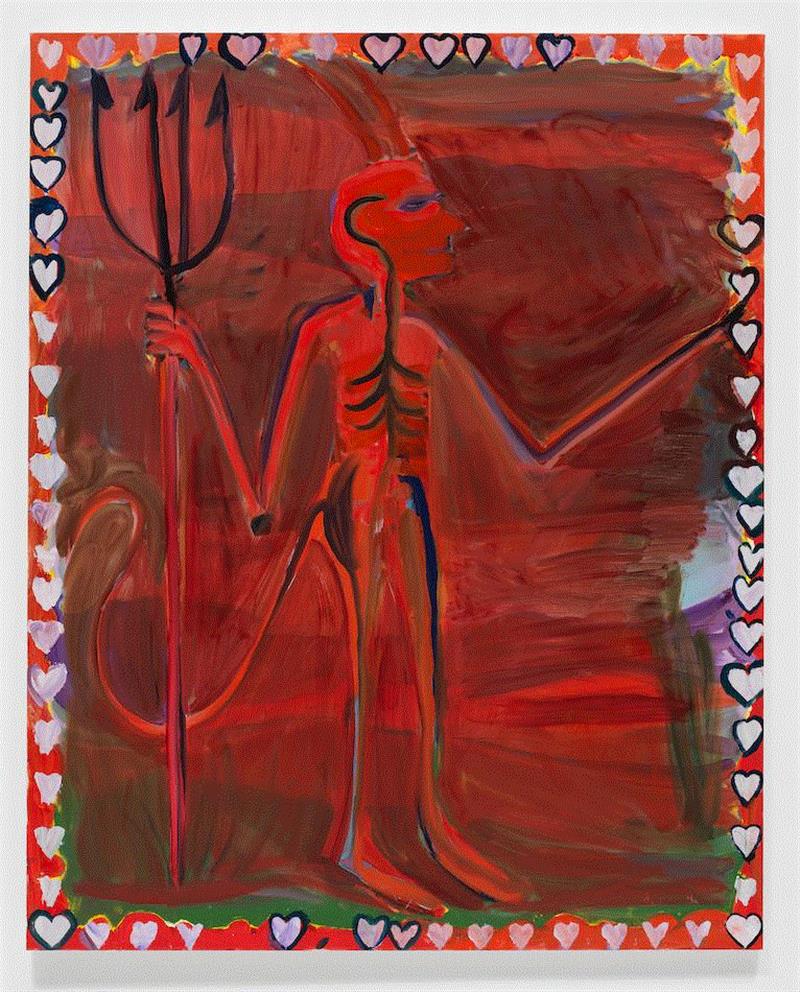 《恶魔》，2019,卓纳画廊 | 纽约 | 约什·史密斯：情绪森林 | Josh Smith: Emo Jungle