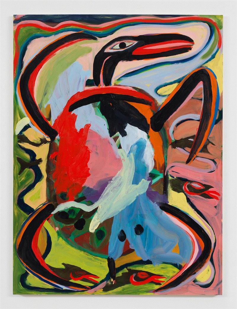 《海龟》，2019,卓纳画廊 | 纽约 | 约什·史密斯：情绪森林 | Josh Smith: Emo Jungle