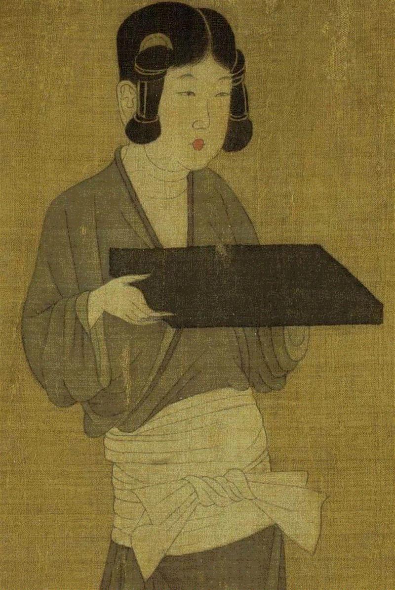 在《调琴啜茗图》里找找喝茶的正确姿势,调琴啜茗图,姿势,盏托,茶盏,托盘,侍女,博物馆,古人,周舫,茶汤