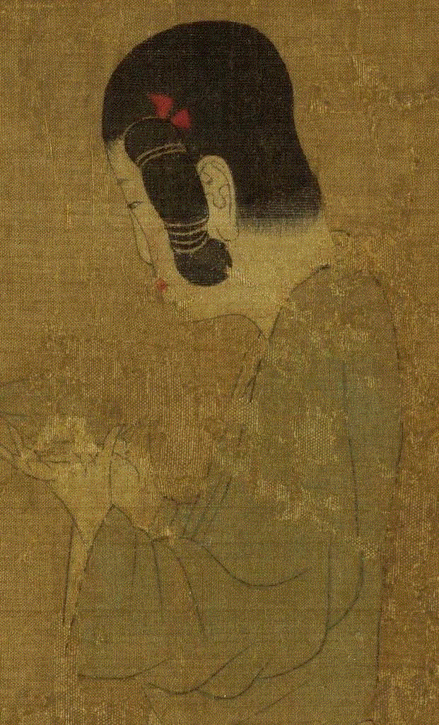 在《调琴啜茗图》里找找喝茶的正确姿势,调琴啜茗图,姿势,盏托,茶盏,托盘,侍女,博物馆,古人,周舫,茶汤