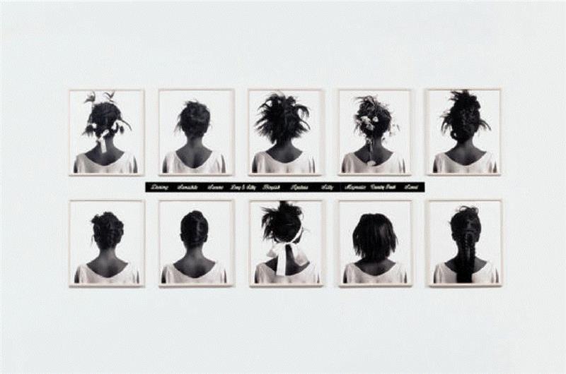 ▲ 劳娜·辛普逊（Lorna Simpson）, 《立体风格》（Stereo Styles