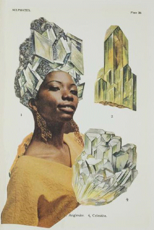 ▲ 劳娜·辛普逊（Lorna Simpson）,《地与天 #24》（Earth &