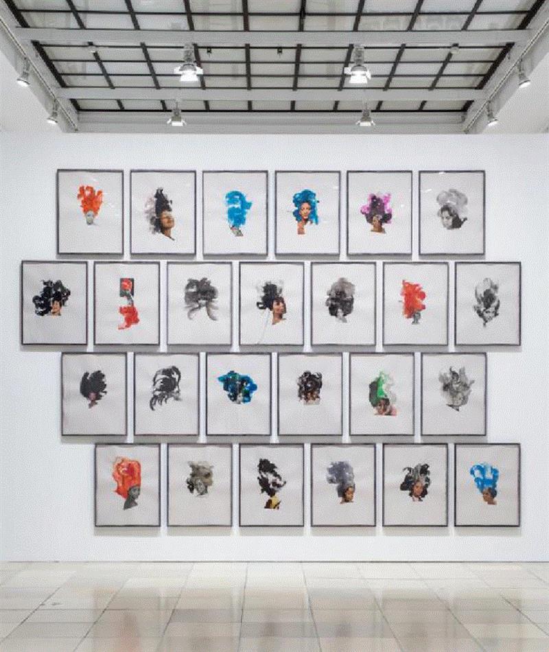 ▲ 2014年在英国波罗的海现代艺术中心的「劳娜·辛普逊」（Lorna Simpson）展