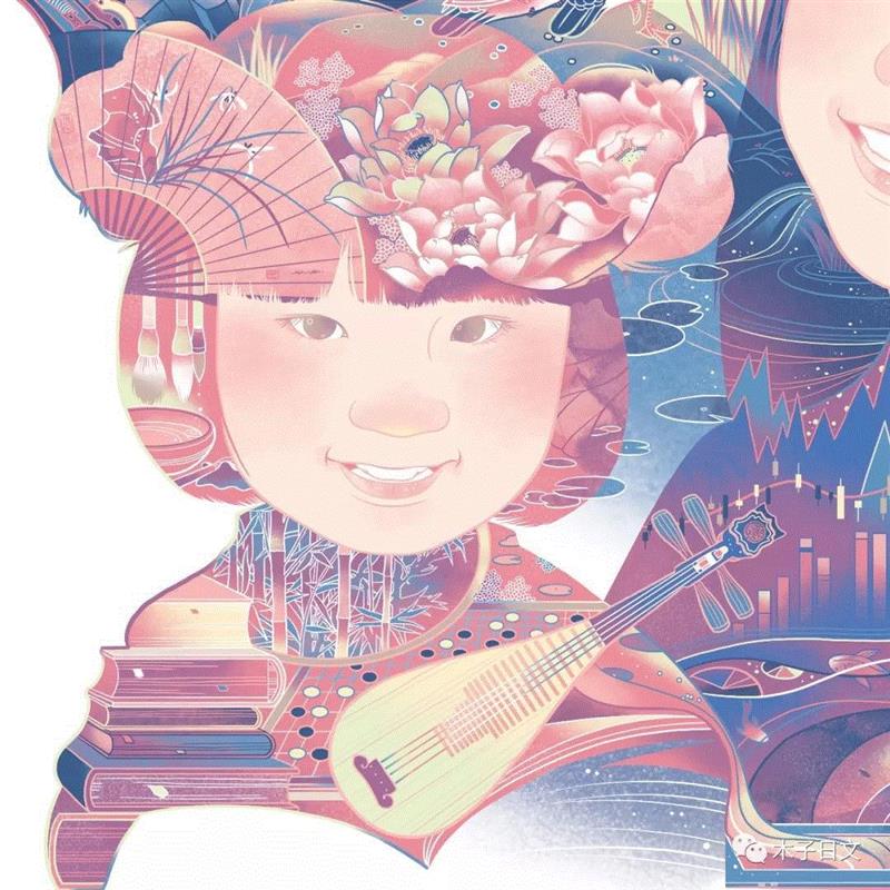 她们的插画获得了报刊界“奥斯卡”，不愧是清华毕业的，把中国风玩的如此惊艳！,插画,报刊,奥斯卡,清华,报纸,中国日报,小志,北影节,美术部,美编