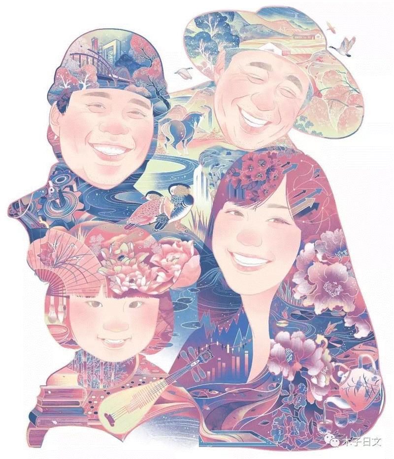 她们的插画获得了报刊界“奥斯卡”，不愧是清华毕业的，把中国风玩的如此惊艳！,插画,报刊,奥斯卡,清华,报纸,中国日报,小志,北影节,美术部,美编