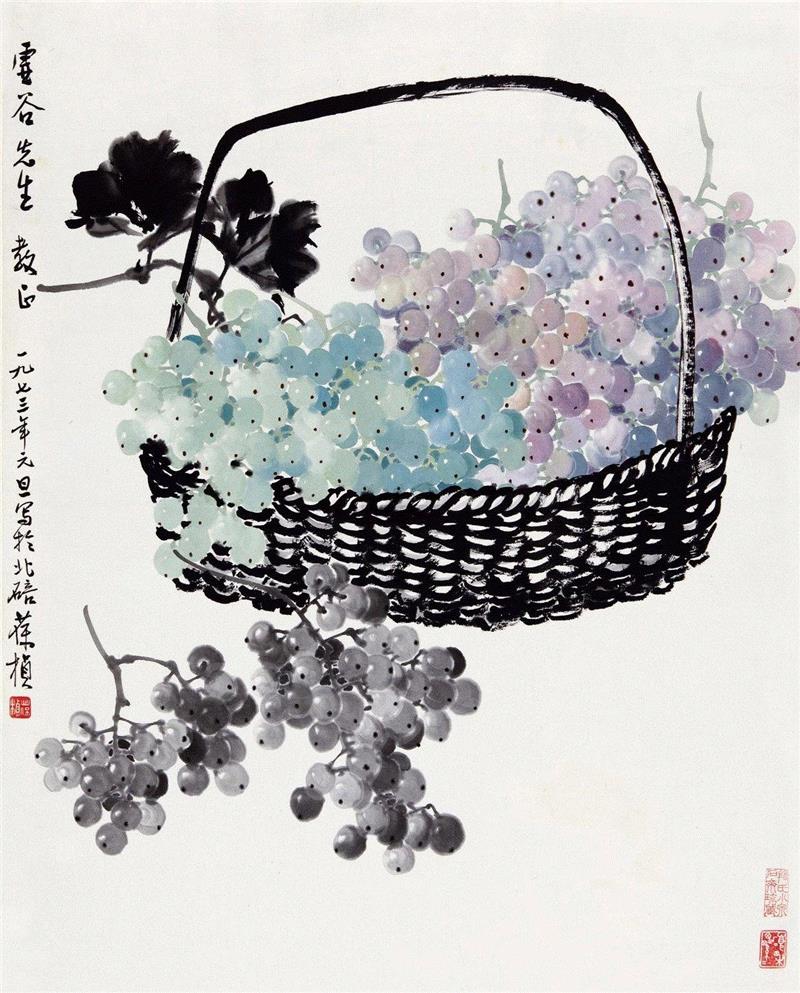 敬华2009年春拍 《苏葆桢 竹篮葡萄》,世界地球日丨让我们一起做地球的守护者,地球,世界地球日丨,敬华,野生动物,制品,万物,蔚蓝色,星球,姿态,奥秘