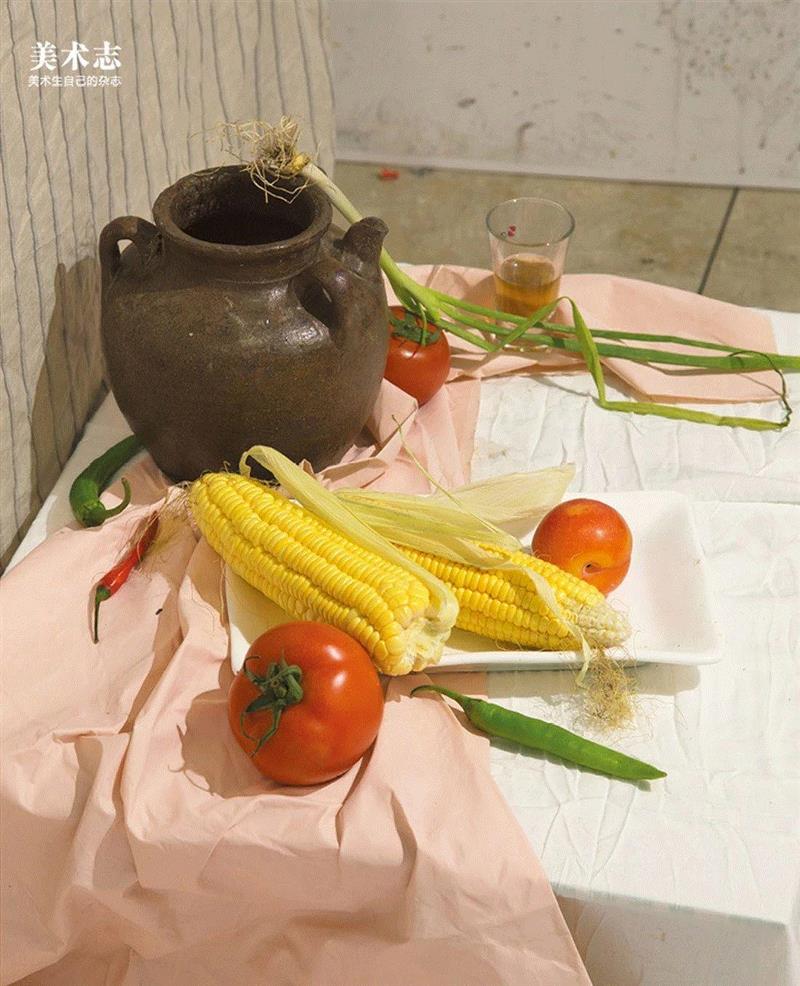 想画色彩无从下手？你得这样开始！,光线,静物,颜色,范画,画法,罐子,色调,要点,石膏,思路