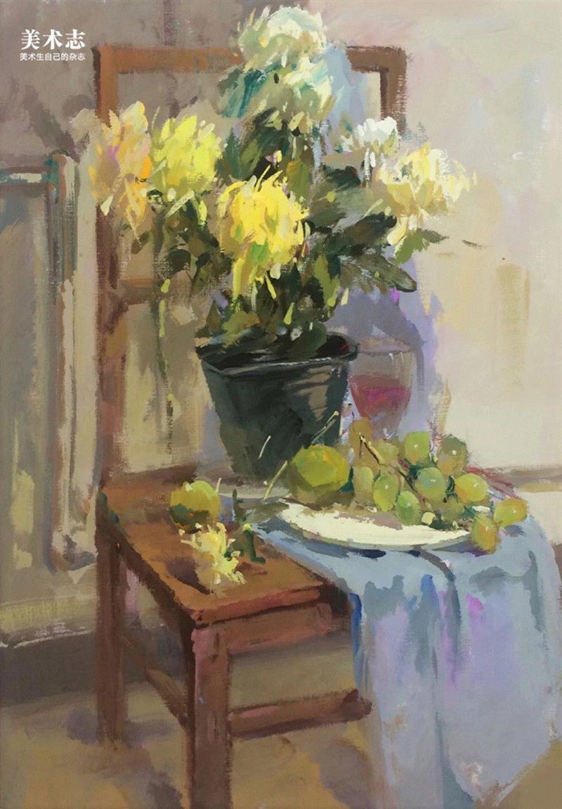 想画色彩无从下手？你得这样开始！,光线,静物,颜色,范画,画法,罐子,色调,要点,石膏,思路