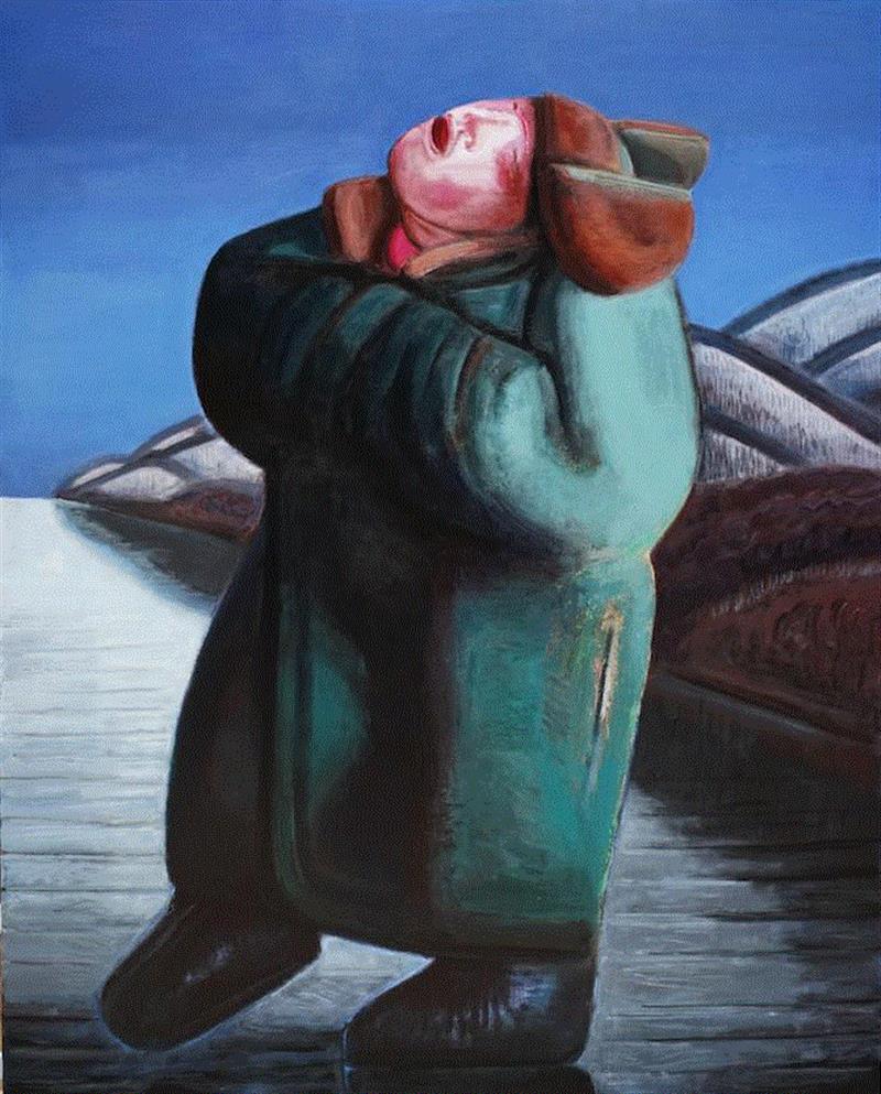 远哥Brother Yuan,布面丙烯 acrylic on canvas, 200x160cm 2