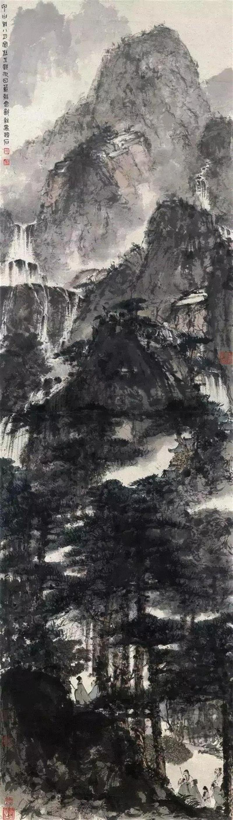 傅抱石《杜甫九日蓝耕会饮诗意图》,中国当代顶级藏家,看你知道几个?,藏家,艺术品,许健康,书画,王健林,富豪,陈东升,巨资,王兵,傅抱石