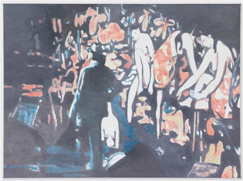 LucTuymans, Allo! I, 2012 ? LucTuymans,将一切恐惧挡在画面之外：个性如我图伊曼斯（内藏高清大图）| Luc Tuymans,伊曼斯,Tuymans,之外,大图,卢蒙巴,博览会,绘画,背后,刚果,赖斯