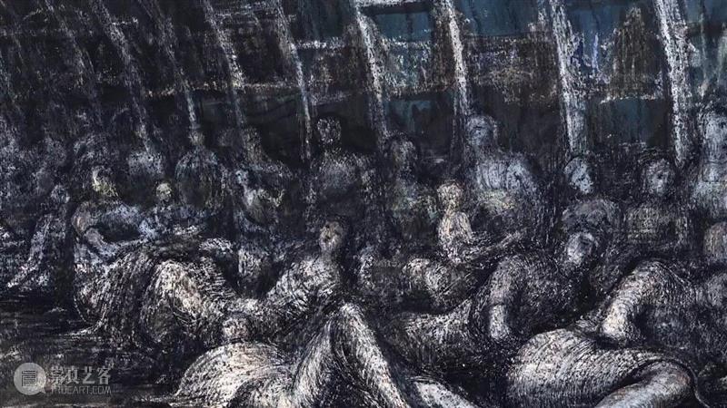 亨利·摩尔:雕塑纯粹是一种对形式和形状的兴趣,雕塑,亨利·摩尔,摩尔,亨利,佩利格林,伦敦,英国,具象,素描,防空洞