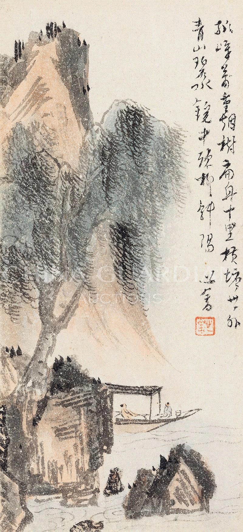  ◇ ,【嘉德春拍】缩天移地 掌上嘉珍—梅洁楼藏溥心畬秋景山水册,秋景,山水册,梅洁,嘉德,掌上,嘉珍,溥心,溥儒,溥氏,北宗