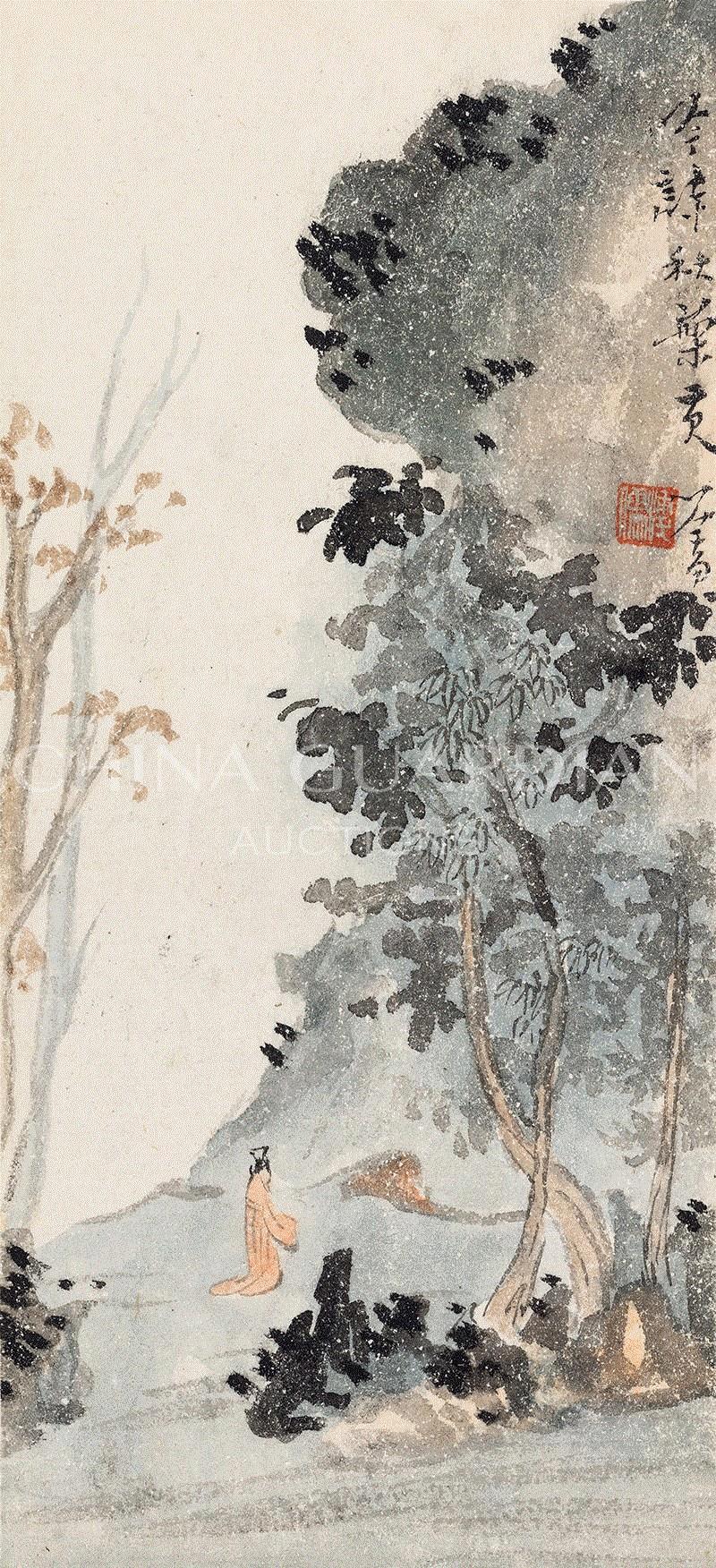 ◇ ,【嘉德春拍】缩天移地 掌上嘉珍—梅洁楼藏溥心畬秋景山水册,秋景,山水册,梅洁,嘉德,掌上,嘉珍,溥心,溥儒,溥氏,北宗