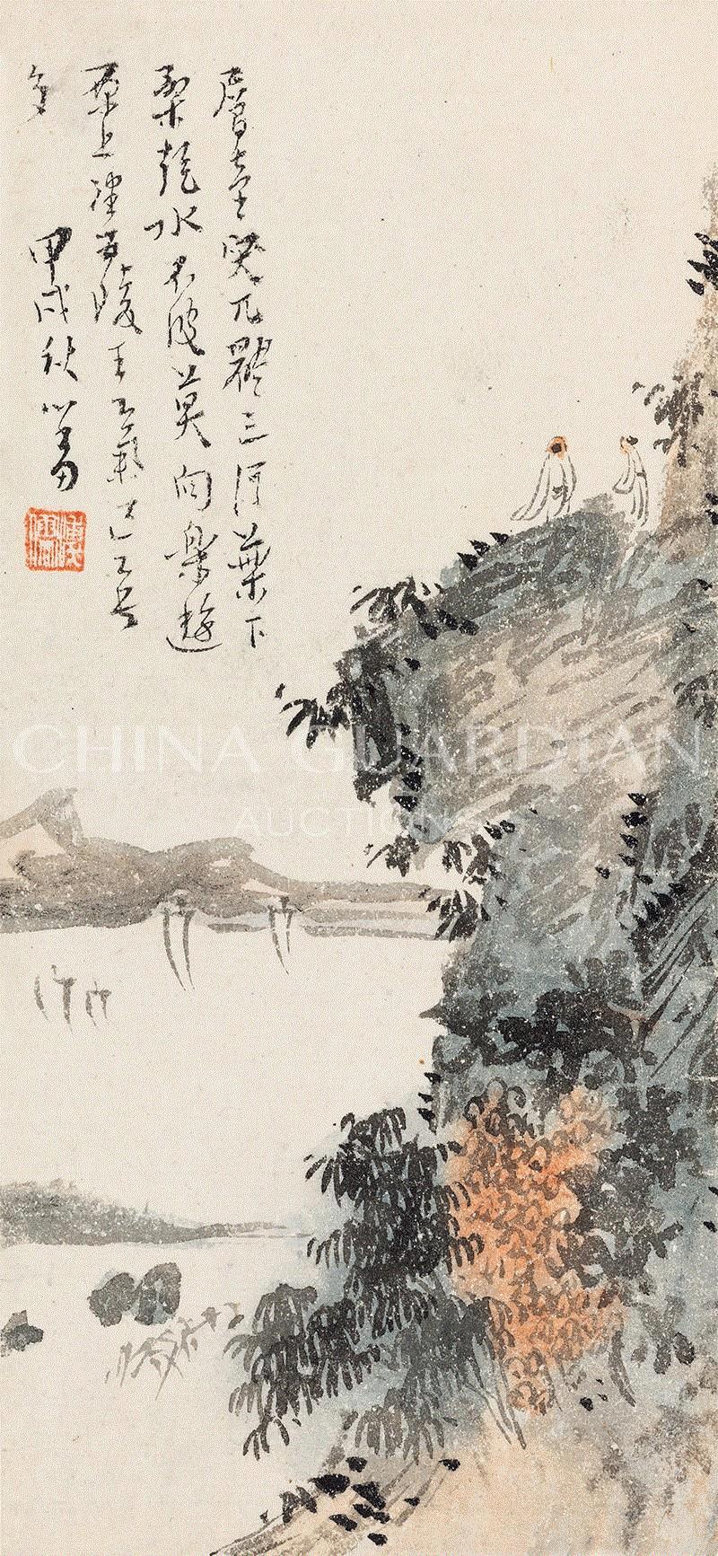  ◇ ,【嘉德春拍】缩天移地 掌上嘉珍—梅洁楼藏溥心畬秋景山水册,秋景,山水册,梅洁,嘉德,掌上,嘉珍,溥心,溥儒,溥氏,北宗
