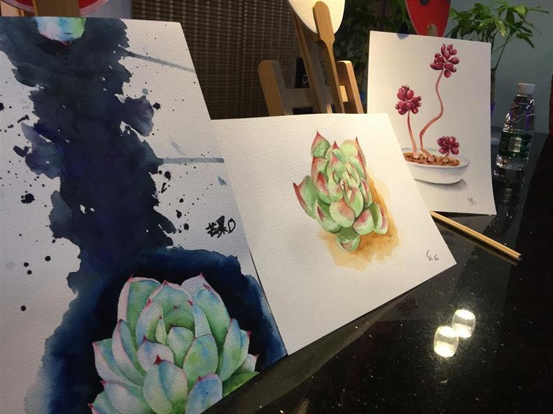 美博艺术中心 | M.ART“青”展沙龙之陈晓云写生创作分享讲座,陈晓云,美博艺术中心,沙龙,莫奈,印象派,睡莲,理论,爱好者,水彩,电话