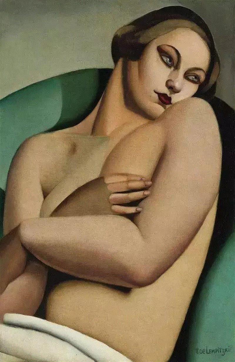 塔玛拉《Reclining Nude I》,专辑 ▎麦当娜视她为偶像,她的画散发着欲望和野心,立誓一生只过奢华的生活,麦当娜,专辑,偶像,塔玛拉,丈夫,德兰陂,巴黎,美貌,上流社会,俄国