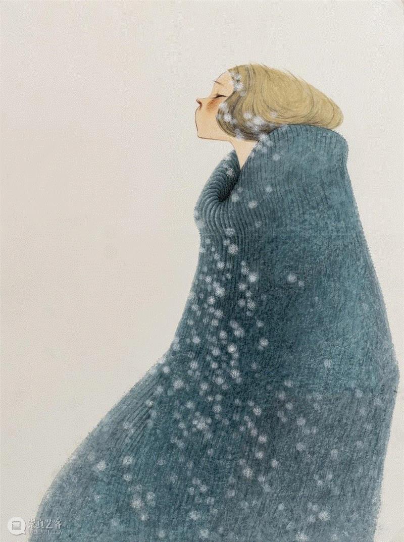 高岩  《初雪》 ,【IFA-时尚艺术季】“第二届中国时装画大展”绽放武汉时尚艺术季，有你好看！,时尚,时装,艺术季,IFA,湖北美术学院,湖北省文学艺术界联合会,unit,美术馆,开幕式,地点