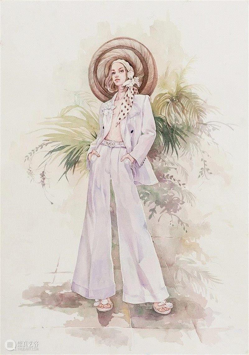 温晓静 《夏至未至》,【IFA-时尚艺术季】“第二届中国时装画大展”绽放武汉时尚艺术季，有你好看！,时尚,时装,艺术季,IFA,湖北美术学院,湖北省文学艺术界联合会,unit,美术馆,开幕式,地点