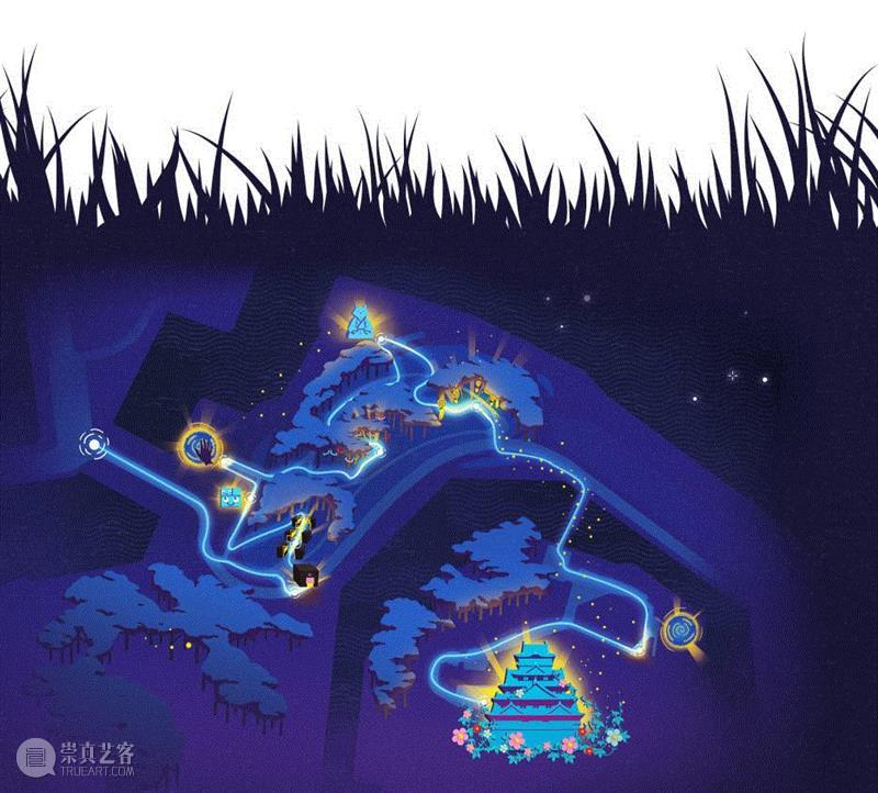 空间丨炫酷夜巡体验！大阪城公园的奇幻世界,夜巡,奇幻世界,大阪城公园,特效,灯光,时空,Akiyo,游客们,墙上,大阪
