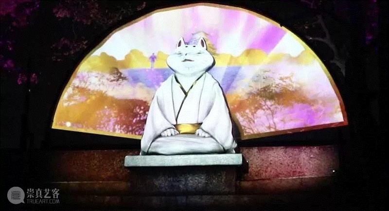空间丨炫酷夜巡体验！大阪城公园的奇幻世界,夜巡,奇幻世界,大阪城公园,特效,灯光,时空,Akiyo,游客们,墙上,大阪