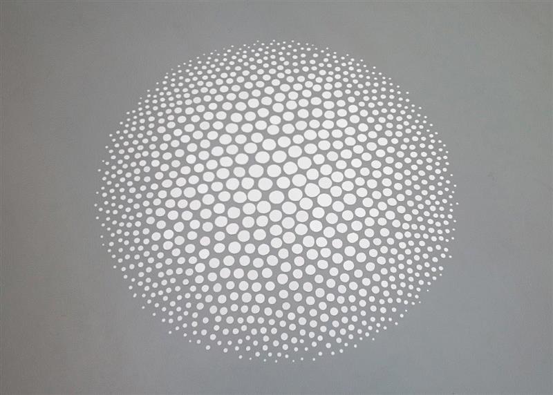 《无题》Untitled / 968 瓷碟 尺寸可变 968 Porcelain discs, va