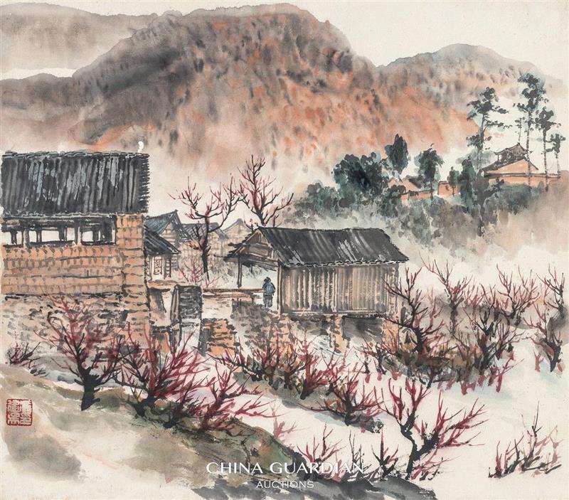 Lot 635,锦绣望长安——嘉德四季第54期拍卖征集西安站,嘉德,锦绣,西安站,拍卖会,西安,拍品,左右,全图,镜心,长安