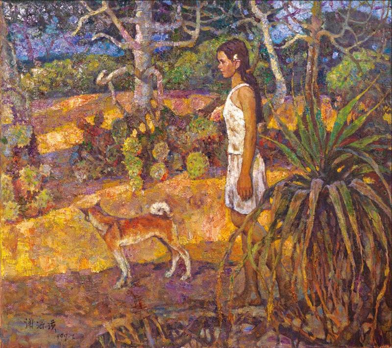 海边人体  150cm×190cm  1999年,