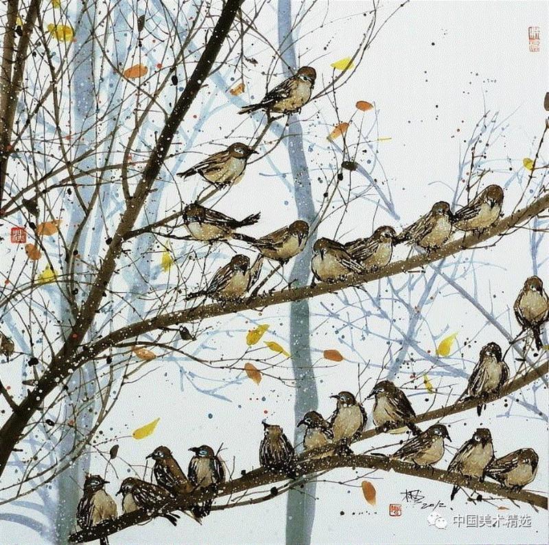 这不是吴冠中作品,吴冠中,汪钰元,江南,颜色,绘画,孤岛,刘禹锡,美人,桥上,今朝