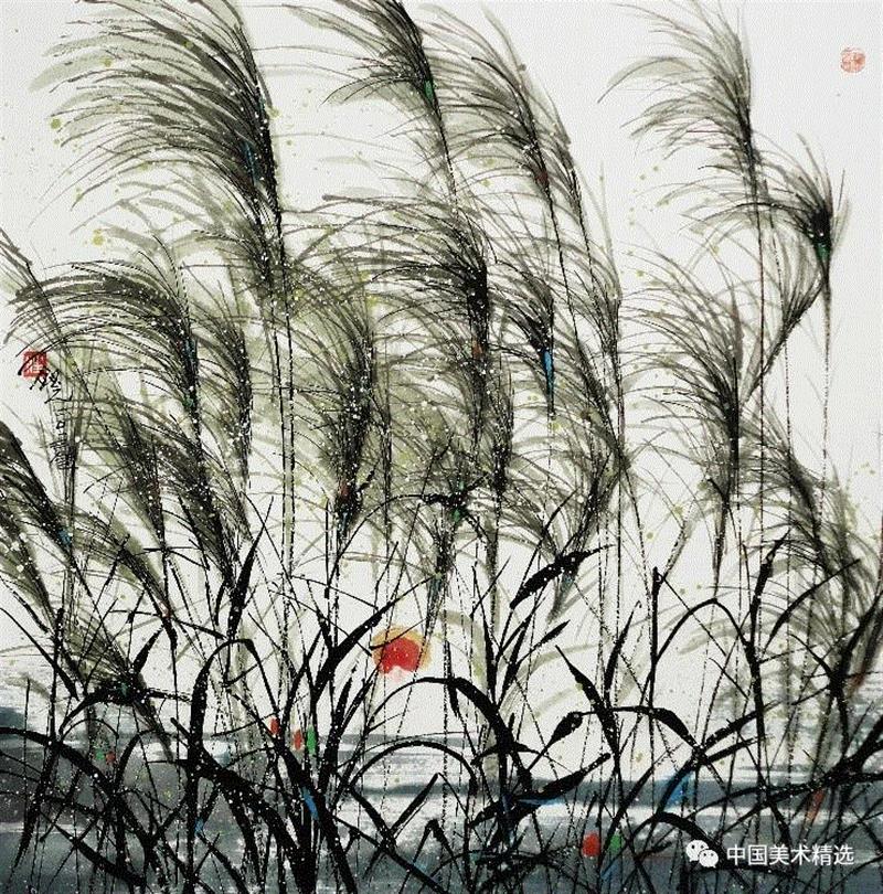 这不是吴冠中作品,吴冠中,汪钰元,江南,颜色,绘画,孤岛,刘禹锡,美人,桥上,今朝