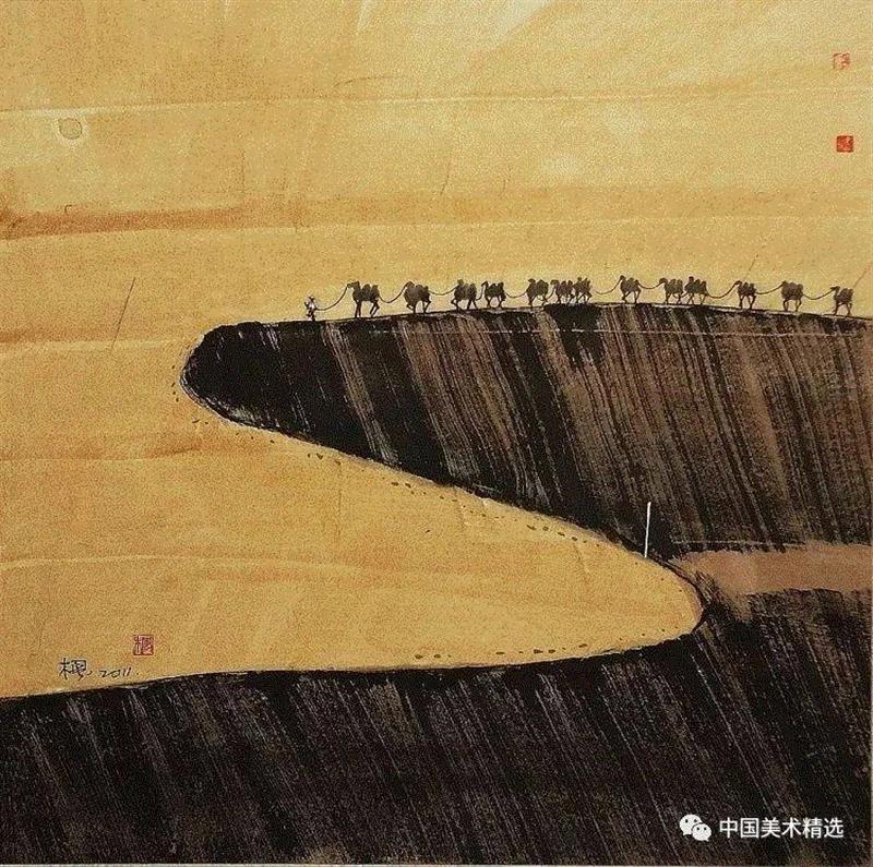 这不是吴冠中作品,吴冠中,汪钰元,江南,颜色,绘画,孤岛,刘禹锡,美人,桥上,今朝