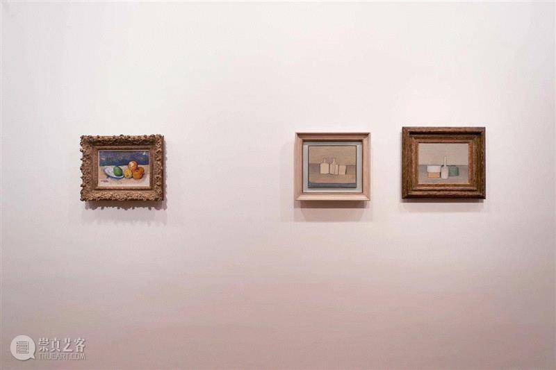 Installation view. Courtesy Gagosian,视觉短片 | 一分钟带你走近「塞尚、莫兰迪和常玉」,莫兰迪,常玉,塞尚,短片,曾梵志,香港,高古轩,绘画,静物,保罗