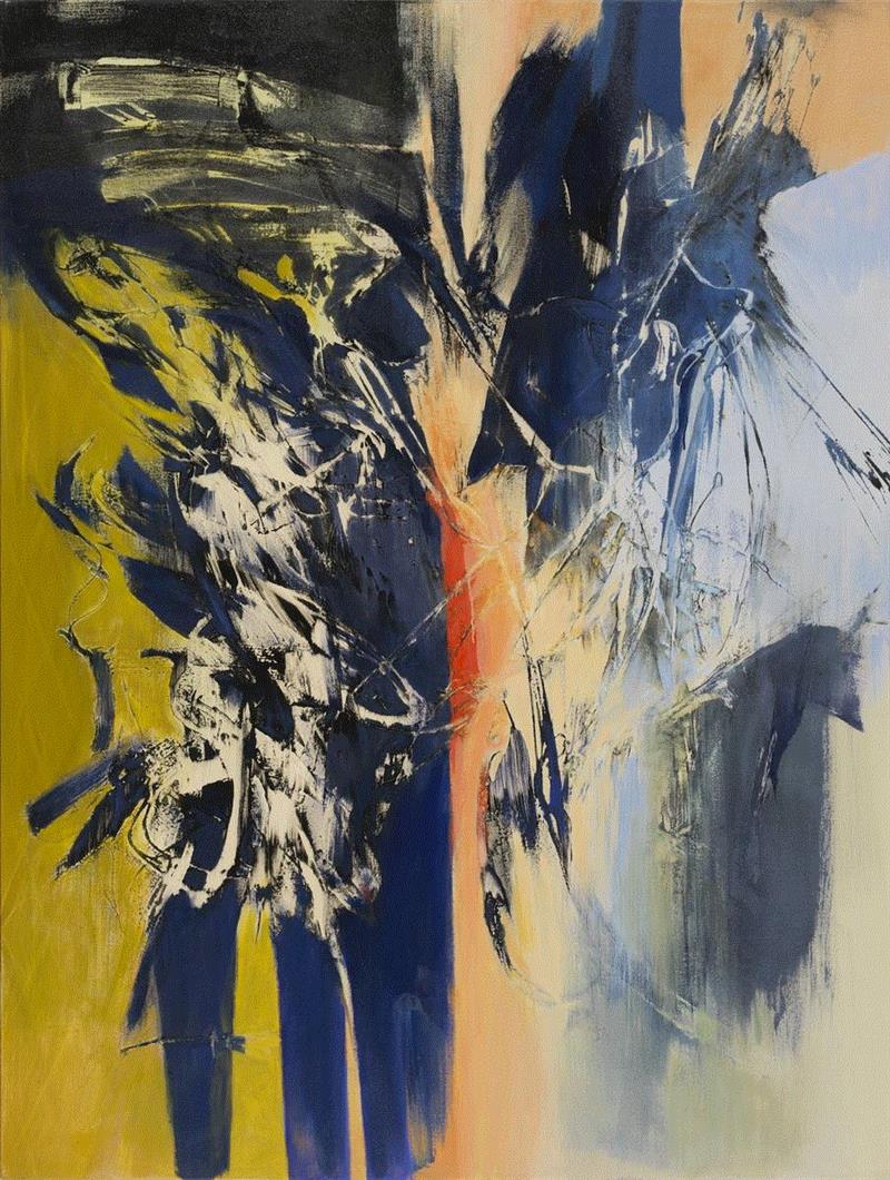 对位 Counterpoint　203x153cm  ,正在展出 | “磅礴：杨识宏作品展” | 仰观宇宙，游目骋怀，于磅礴气势中洞察生命之微妙,杨识宏,宇宙,广东美术馆,亚洲艺术中心,美学,意识流,台北,Canvas,人民美术出版社,殷双喜