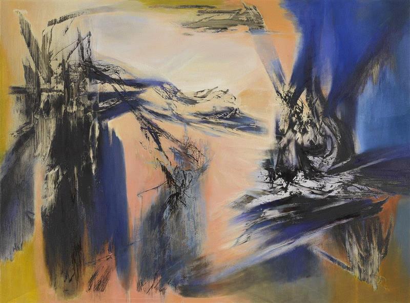 生之欲 Lust for Life　203x274.5cm  ,正在展出 | “磅礴：杨识宏作品展” | 仰观宇宙，游目骋怀，于磅礴气势中洞察生命之微妙,杨识宏,宇宙,广东美术馆,亚洲艺术中心,美学,意识流,台北,Canvas,人民美术出版社,殷双喜