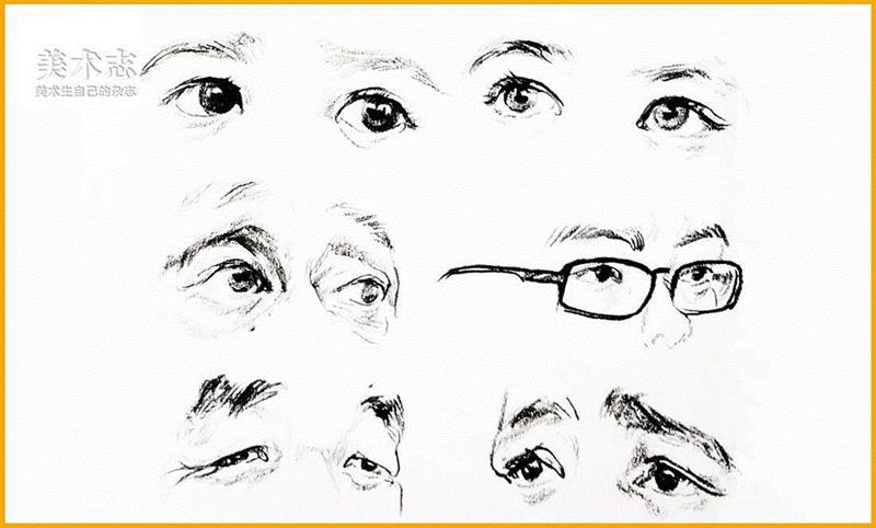 速写中可以传递情感的地方，【眼睛】的绘画技巧你一定要会！,技巧,眼球,眼神,眼皮,眼睑,高光,体块,人物,画法,要点