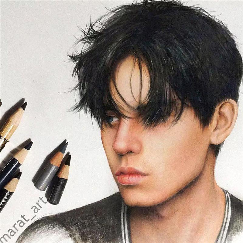 惟妙惟肖,轻松几笔刚刚好~,marat,END