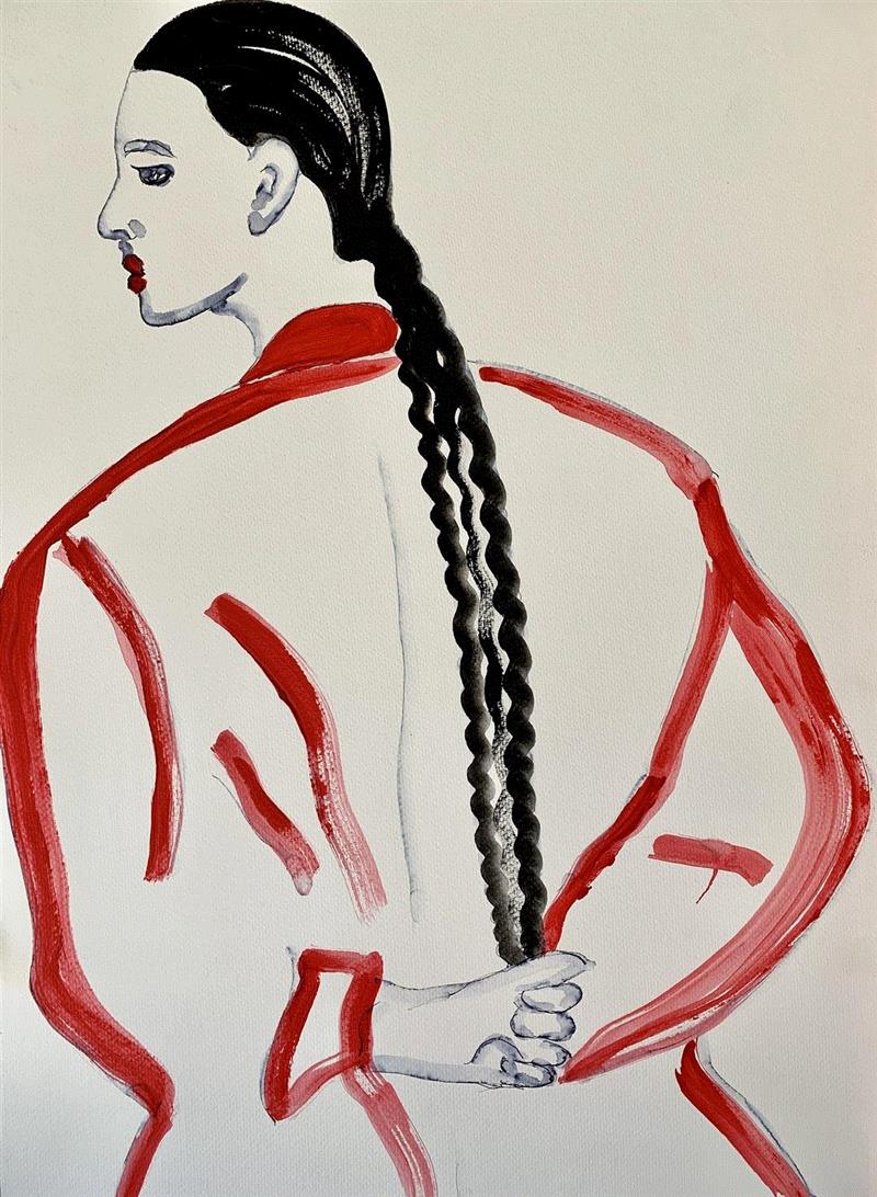 情感的诗意:多兰娜丨2019中国当代艺术月,多兰娜丨,多兰娜,人物,Series,纸本,Canvas,丙烯,水彩,青年,多兰