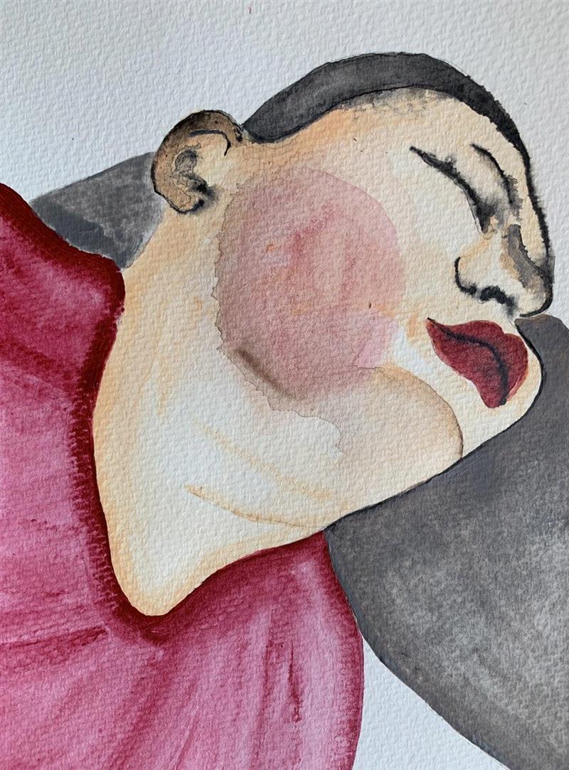 情感的诗意:多兰娜丨2019中国当代艺术月,多兰娜丨,多兰娜,人物,Series,纸本,Canvas,丙烯,水彩,青年,多兰