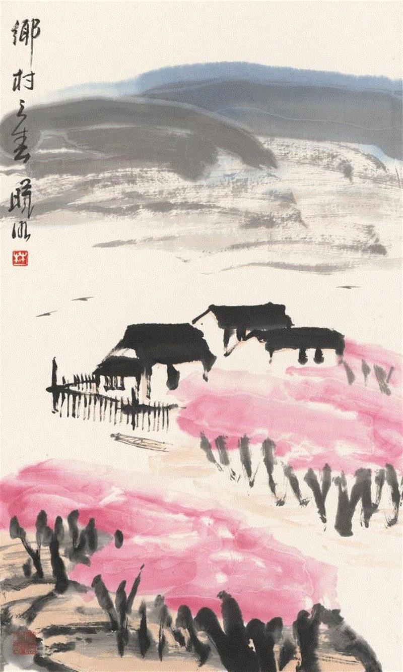 【中华艺术宫 | 活动】玩转墨韵，画最美的人间四月天 4/14（周日）,中华艺术宫,菜花,乡村,水墨,李梅香,宣纸,墨韵,吹苑野风桃叶碧,夜来春,垂杨