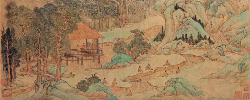 图五,文艺 ▎古人春天怎麼耍。,古人,先秦,芍药,洧水,河边,魏晋,唐宋,奇花异草,公元353年,战争