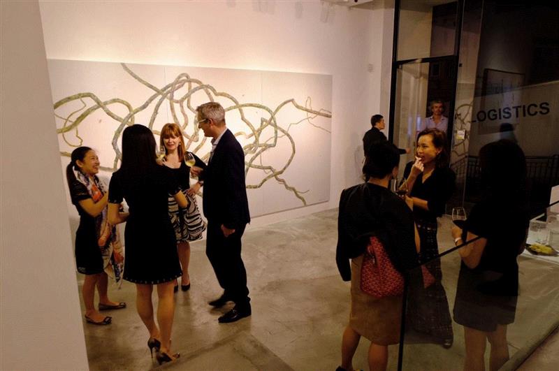 国家美术·展讯丨吴笛笛个展,吴笛笛,展讯,植物,竹子,石头,苔藓,藤蔓,树木,图案,绘画