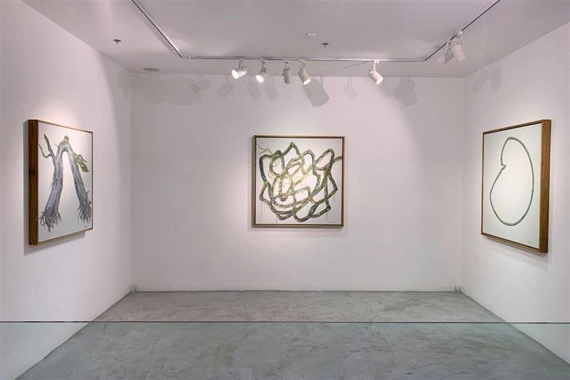 国家美术·展讯丨吴笛笛个展,吴笛笛,展讯,植物,竹子,石头,苔藓,藤蔓,树木,图案,绘画