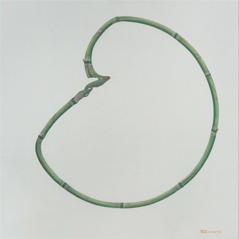 国家美术·展讯丨吴笛笛个展,吴笛笛,展讯,植物,竹子,石头,苔藓,藤蔓,树木,图案,绘画