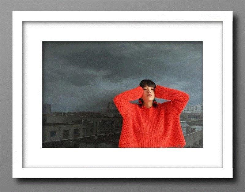 白色边框,我在，约 | 来画廊肆无忌惮的拍、拍、拍,马胤鑫,白云,油彩,约翰,美术馆,白色,一句话,地点,边框,豆瓣