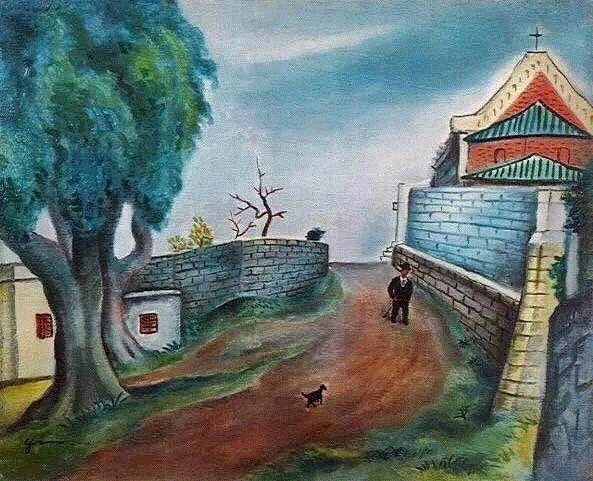【嘉德春拍】现代艺术专题:谭华牧,谭华牧,嘉德,画坛,绘画,失踪者,广州,南国,日记,街景,关良