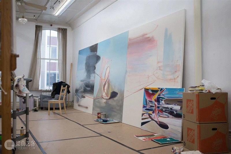 贾蔼力在纽约的工作室。图片：Taylor Dafoe ,artnet news报道 | 贾蔼力：绘画是对精神的细心呵护,贾蔼力,news,高古轩,工作室,绘画,Gagosian,Dafoe,March,April,inches
