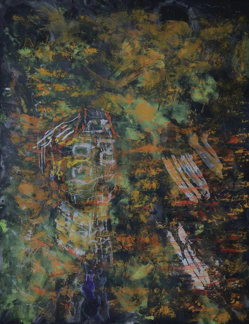 卧波 Bridge ,北极熊画廊 | 如梦初醒 — 袁宏斌个展即将开幕,袁宏斌,北极熊,纸本,墨彩,教授,朱青生,张长收,电影,面前,翁剑青
